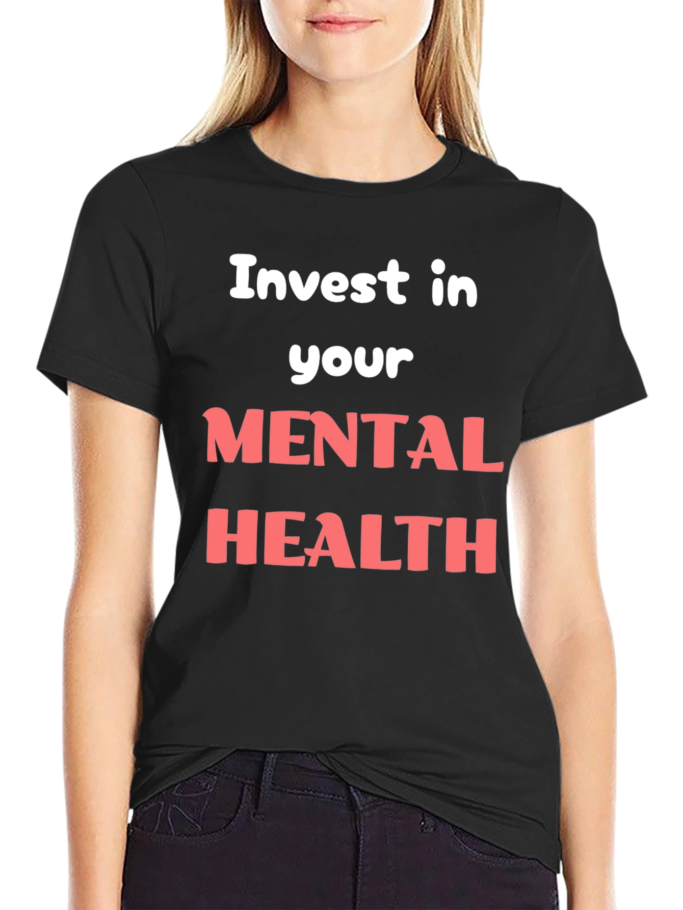 Invest in Your Mental Health Graphic Tee