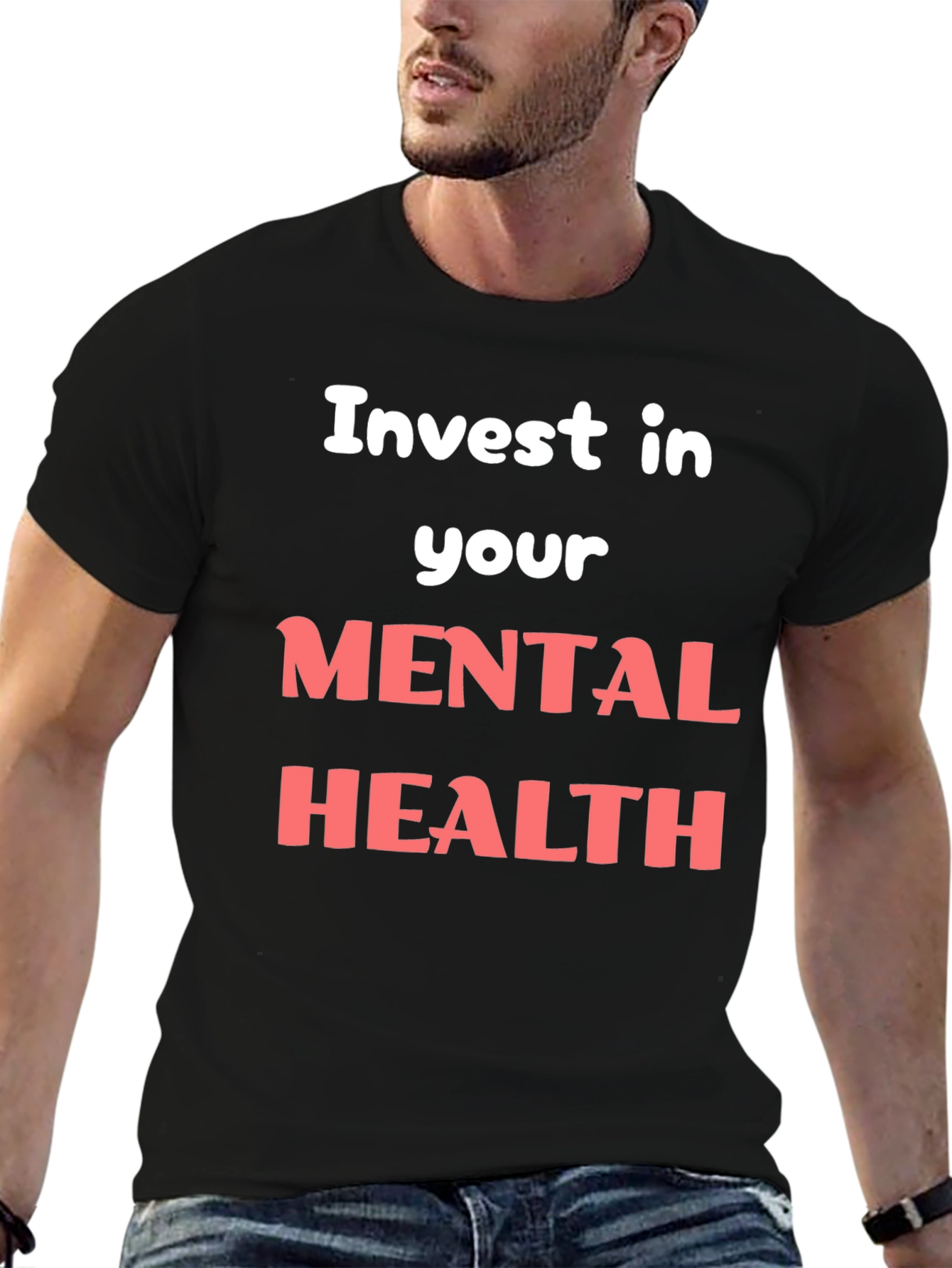 Invest in Your Mental Health Graphic Tee