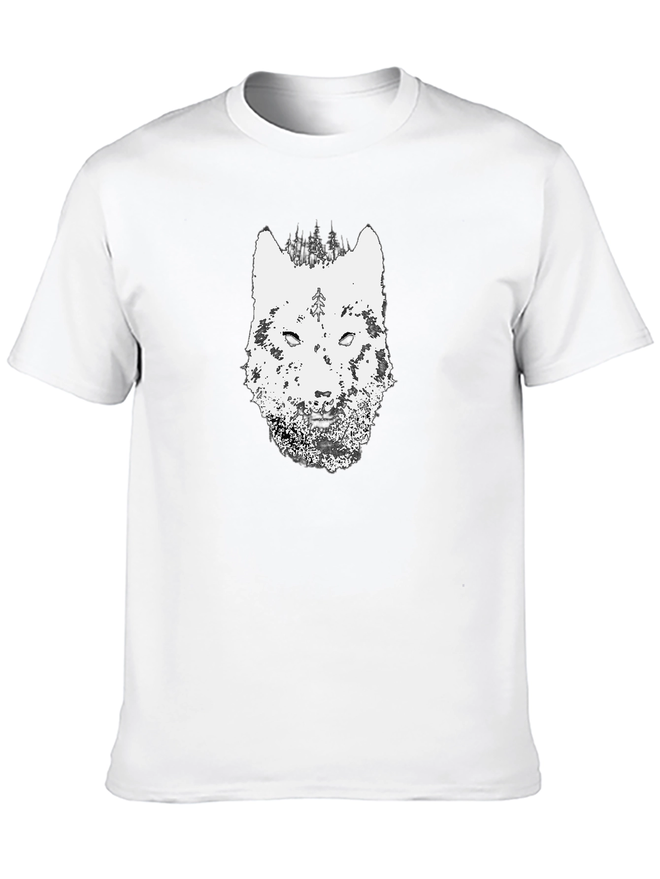 Wolf Graphic Black T-Shirt