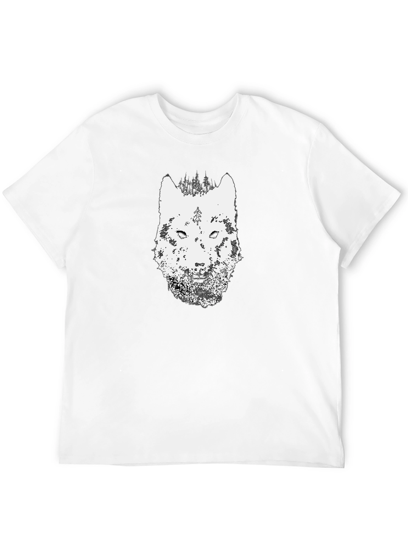 Wolf Graphic Black T-Shirt