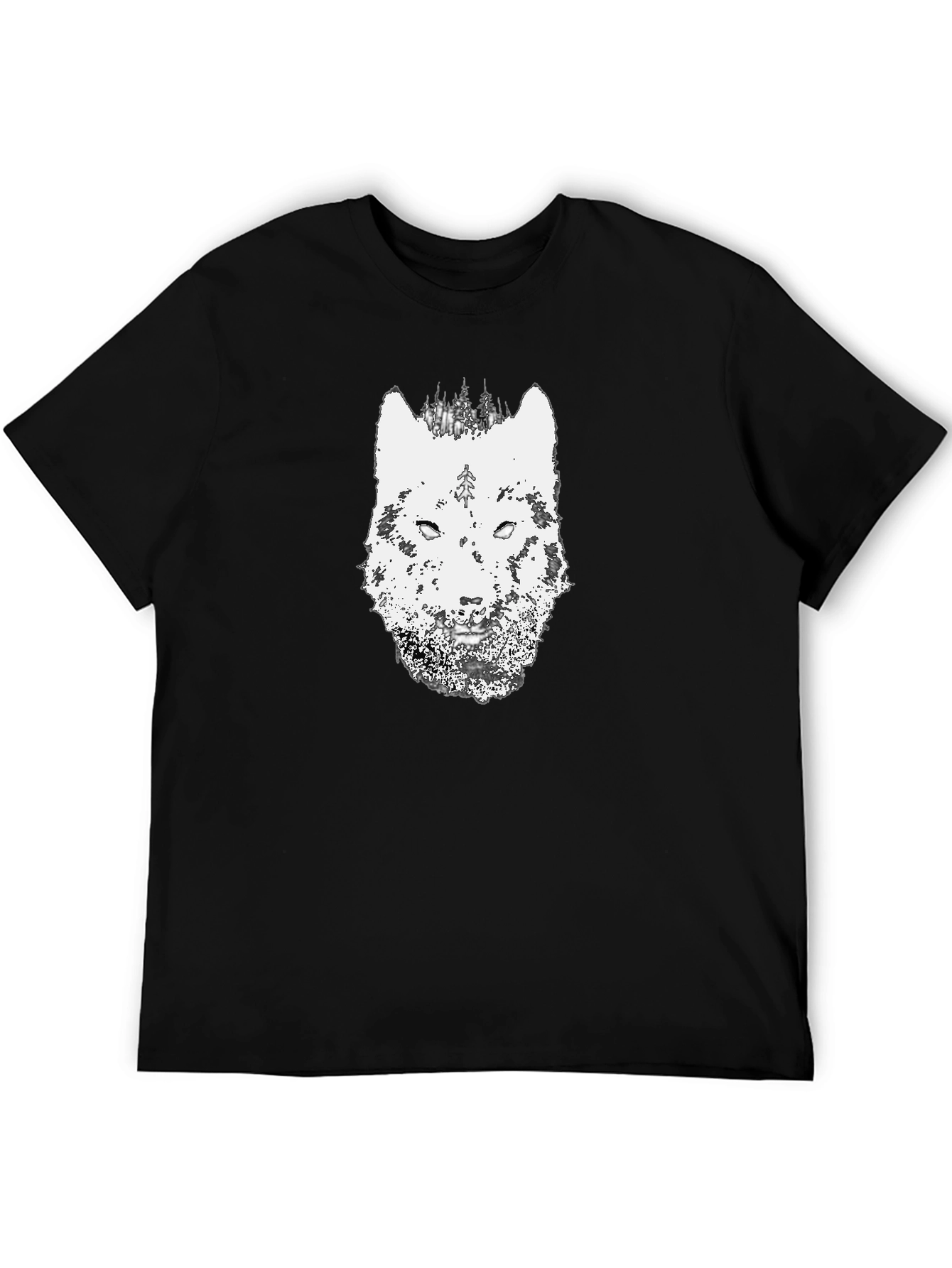 Wolf Graphic Black T-Shirt