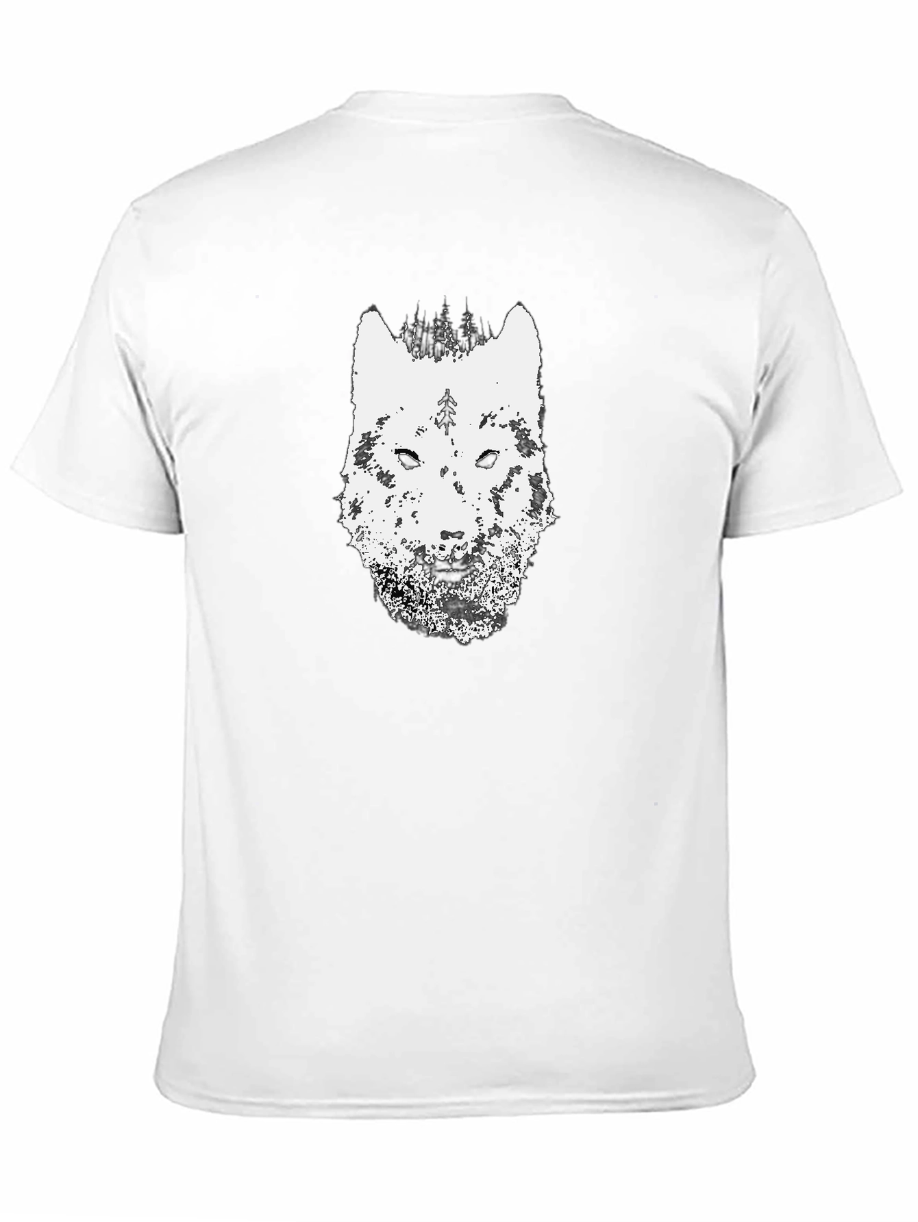 Wolf Graphic Black T-Shirt