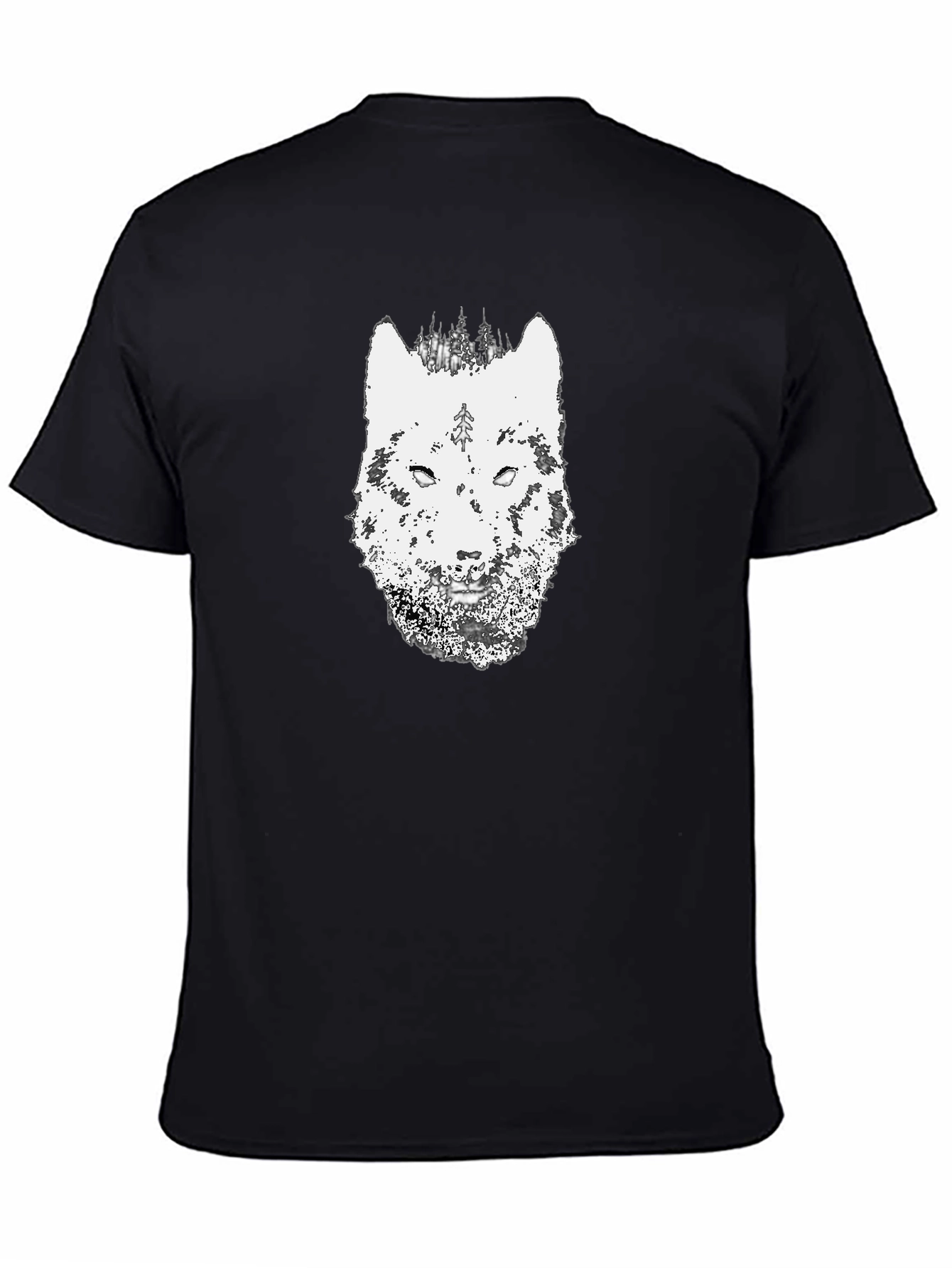 Wolf Graphic Black T-Shirt