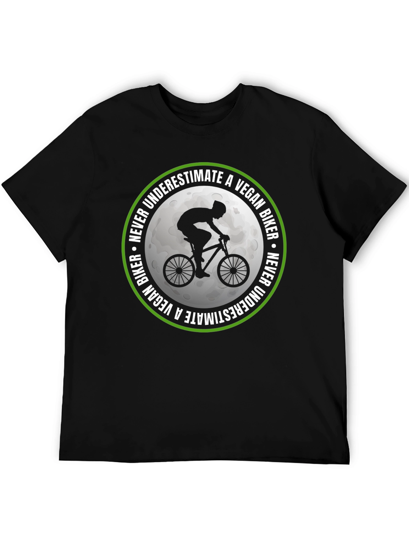 Vegan Biker T-Shirt - Never Underestimate