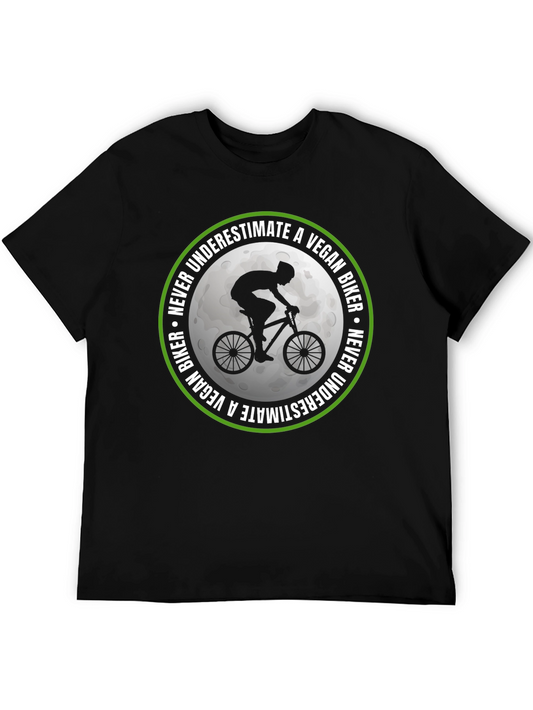 Vegan Biker T-Shirt - Never Underestimate