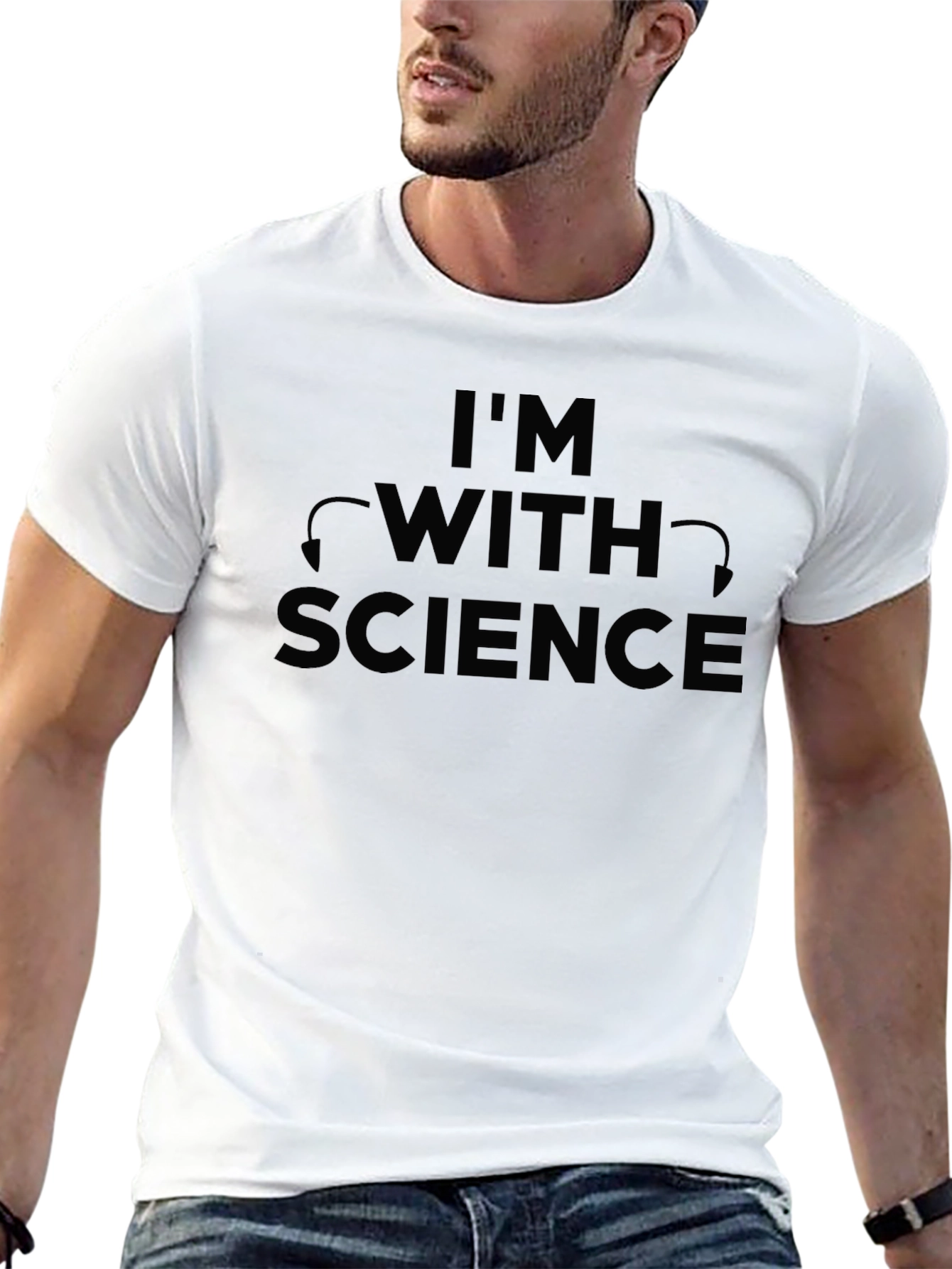 Im With Science Black T-Shirt
