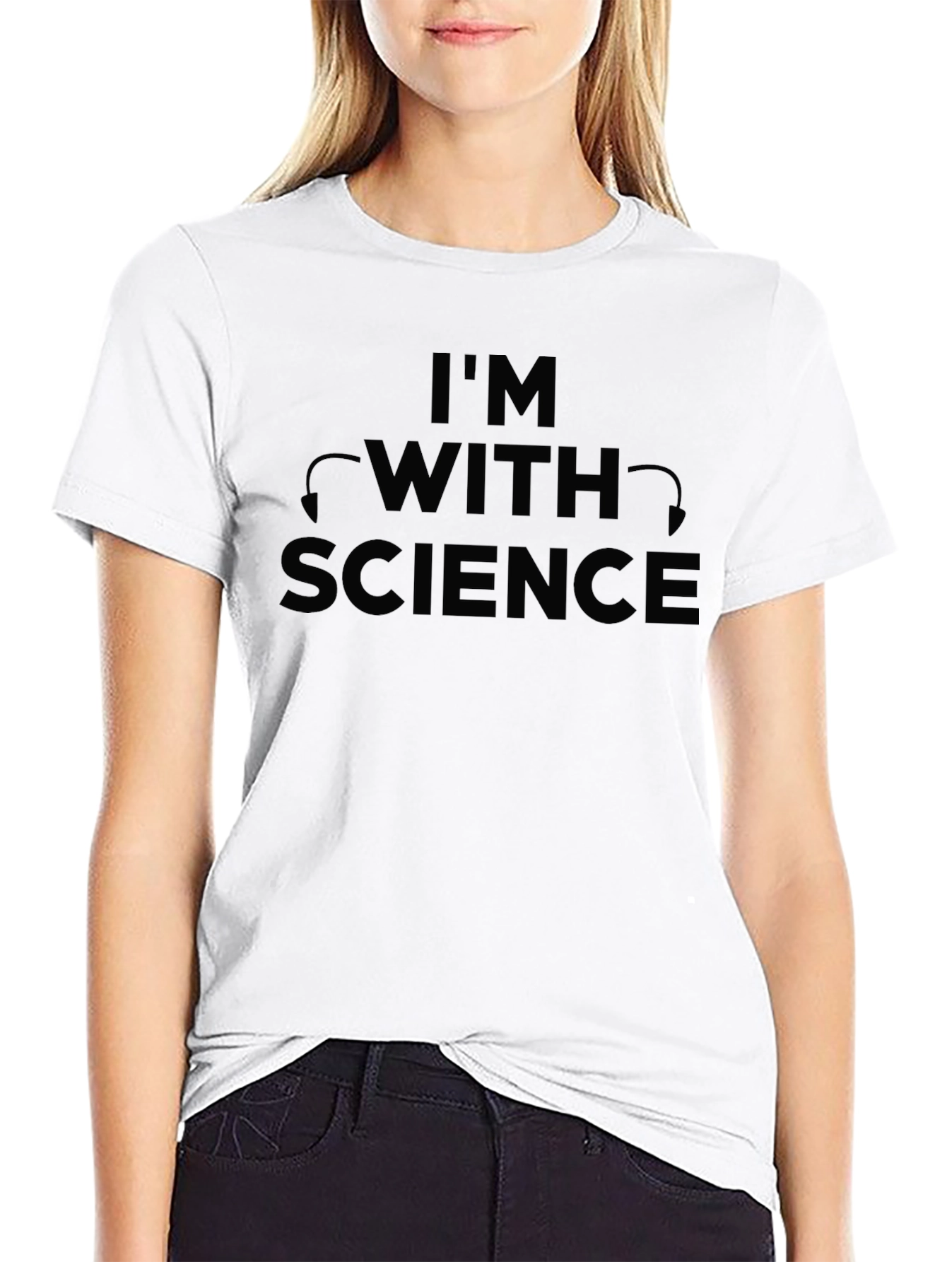 Im With Science Black T-Shirt
