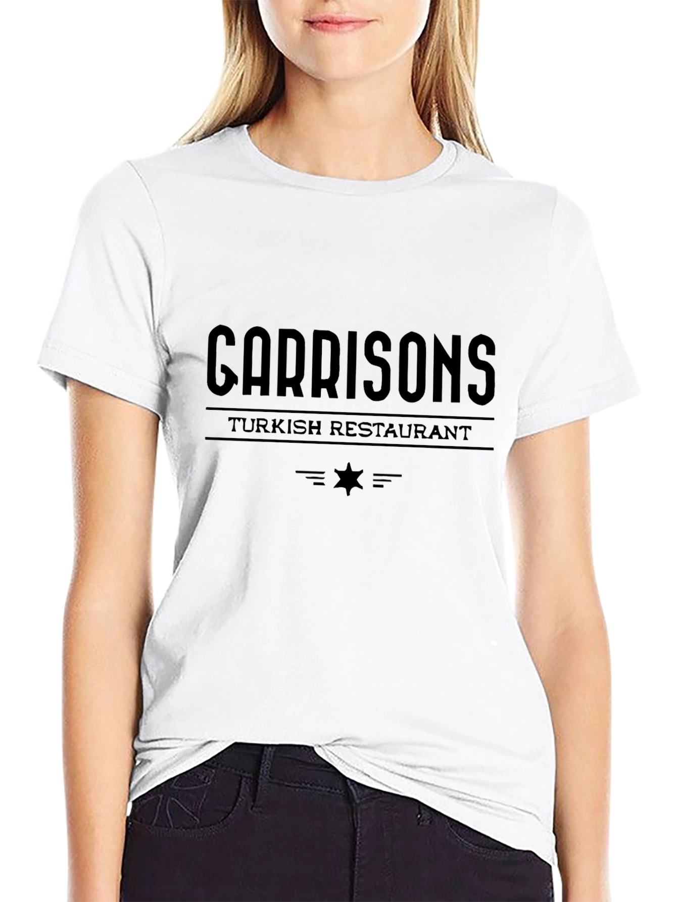 Garrisons Turkish Restaurant T-Shirt - Black
