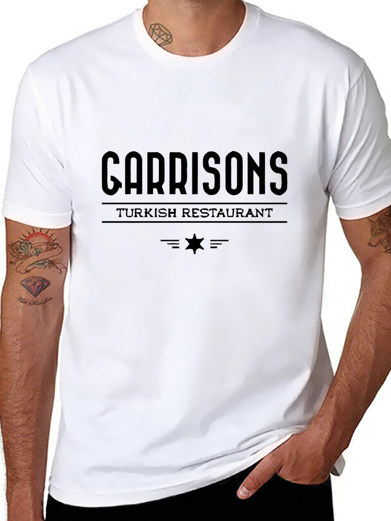 Garrisons Turkish Restaurant T-Shirt - Black