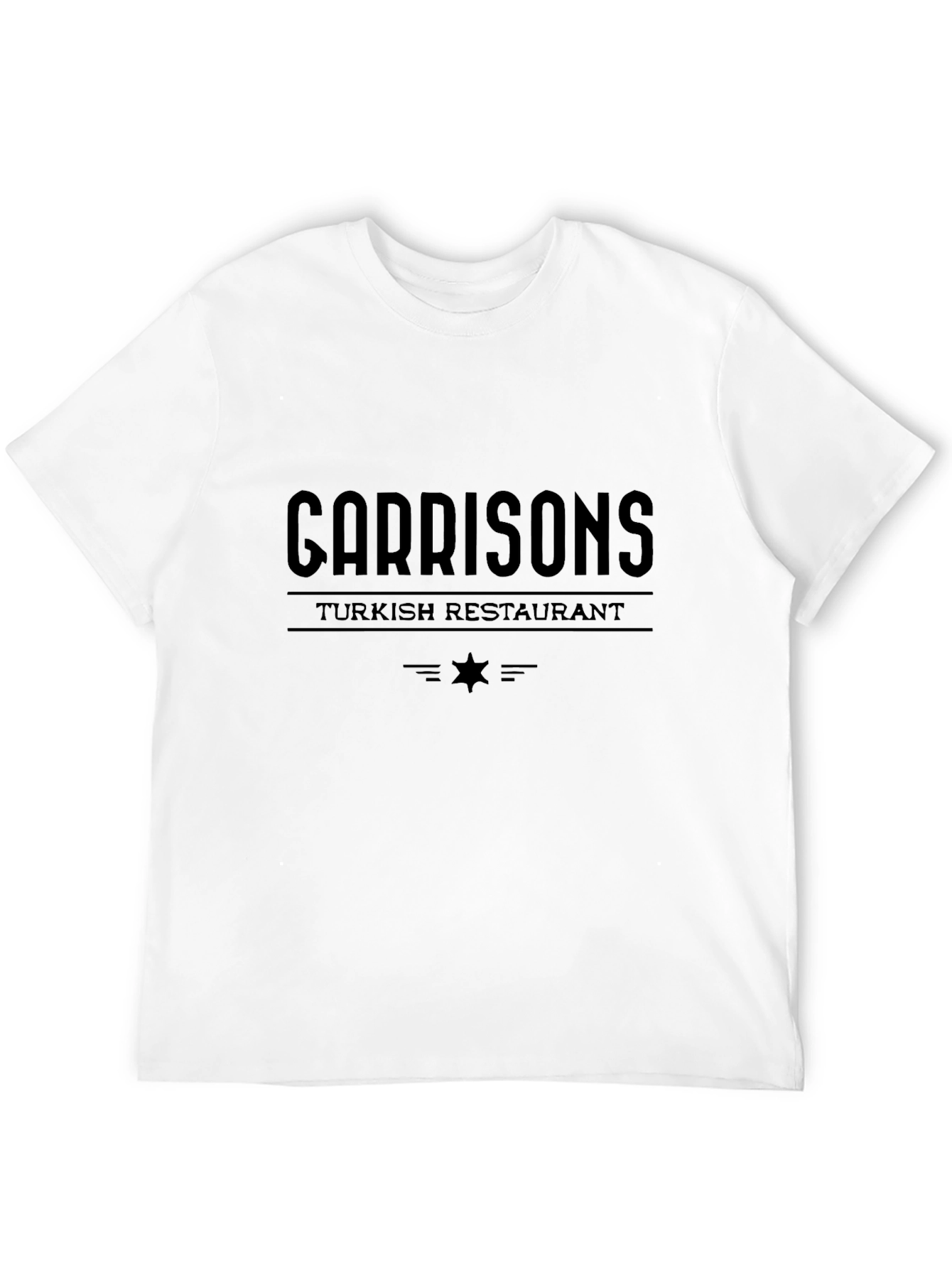 Garrisons Turkish Restaurant T-Shirt - Black