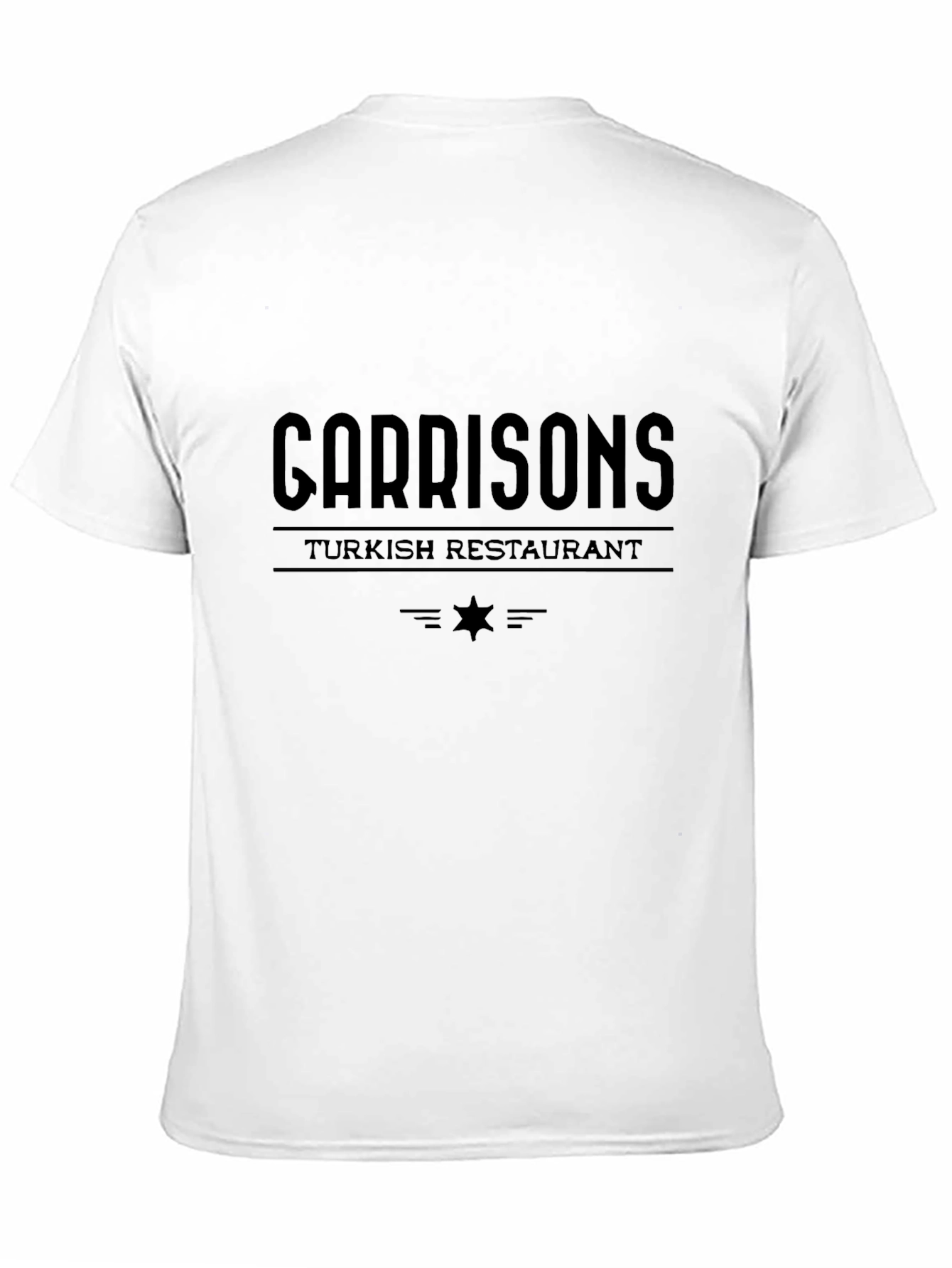 Garrisons Turkish Restaurant T-Shirt - Black