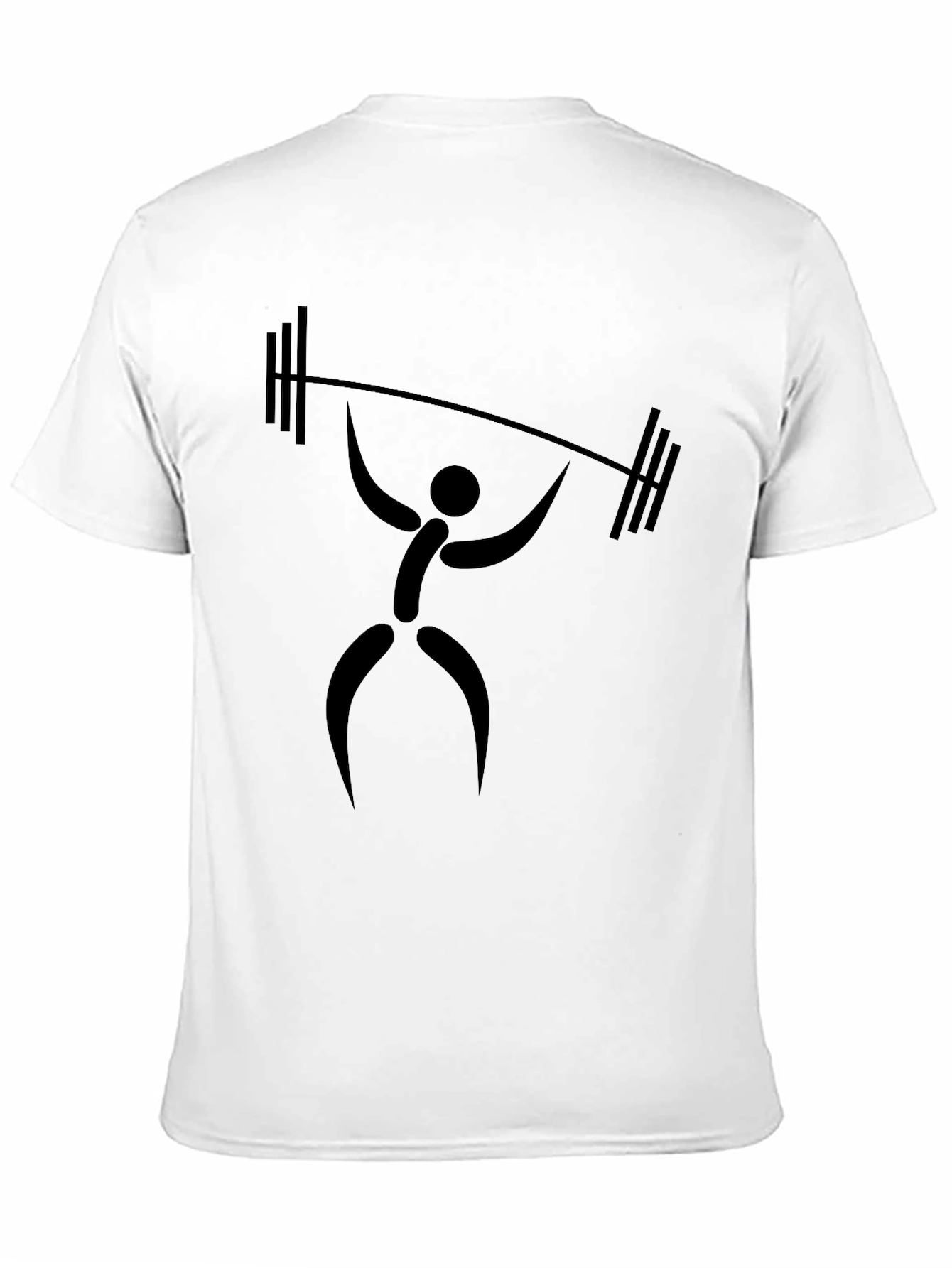 Weightlifter Graphic T-Shirt - Black