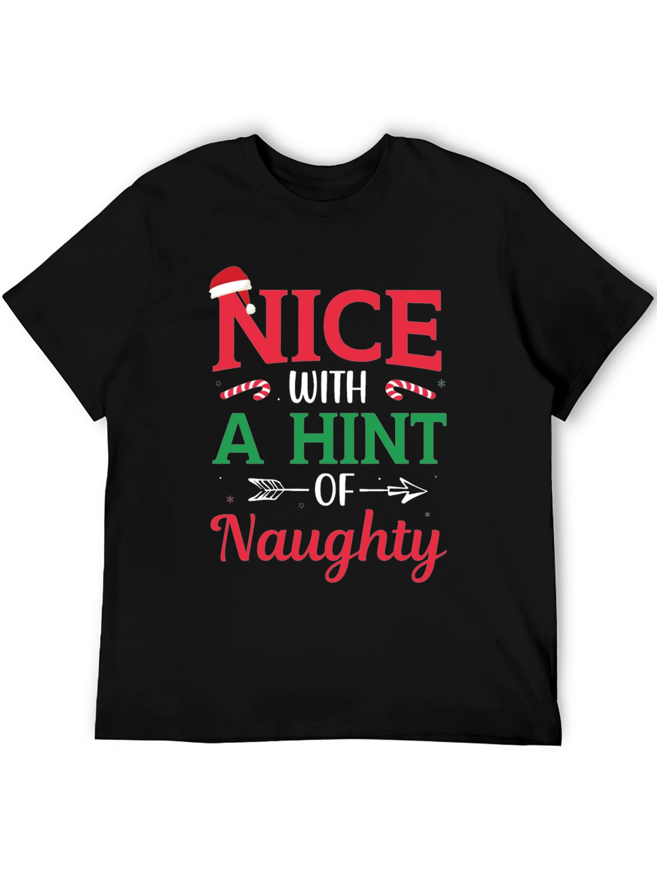 Nice with a Hint of Naughty Christmas T-Shirt
