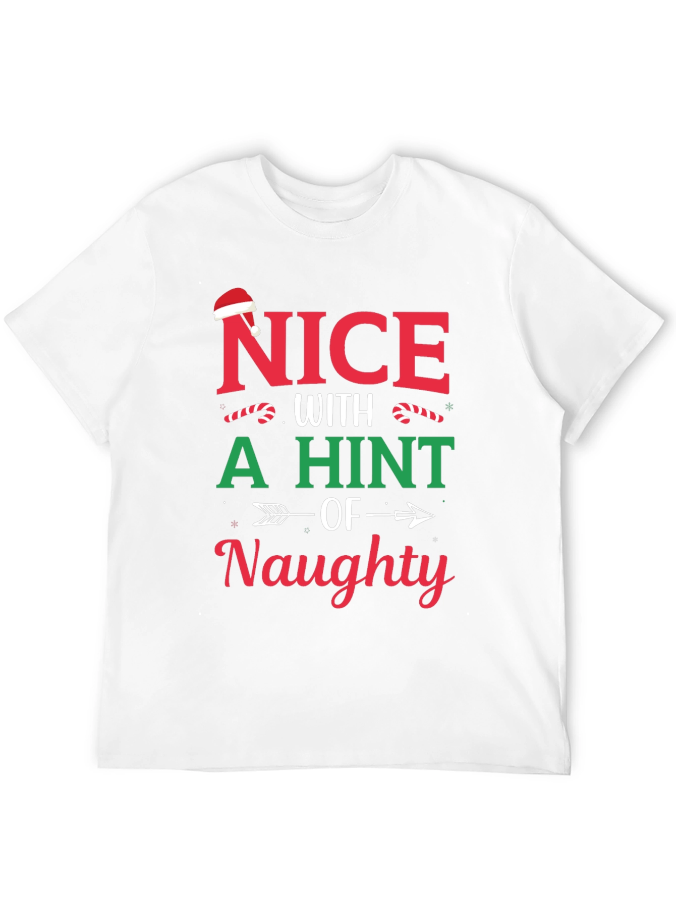 Nice with a Hint of Naughty Christmas T-Shirt