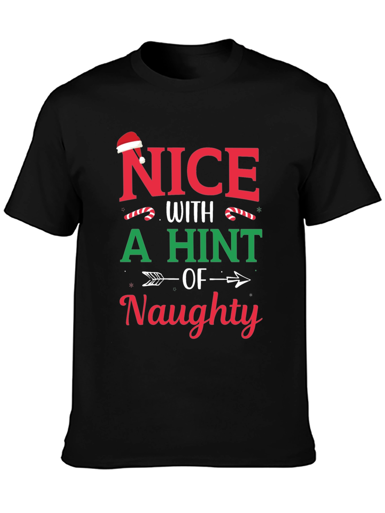 Nice with a Hint of Naughty Christmas T-Shirt