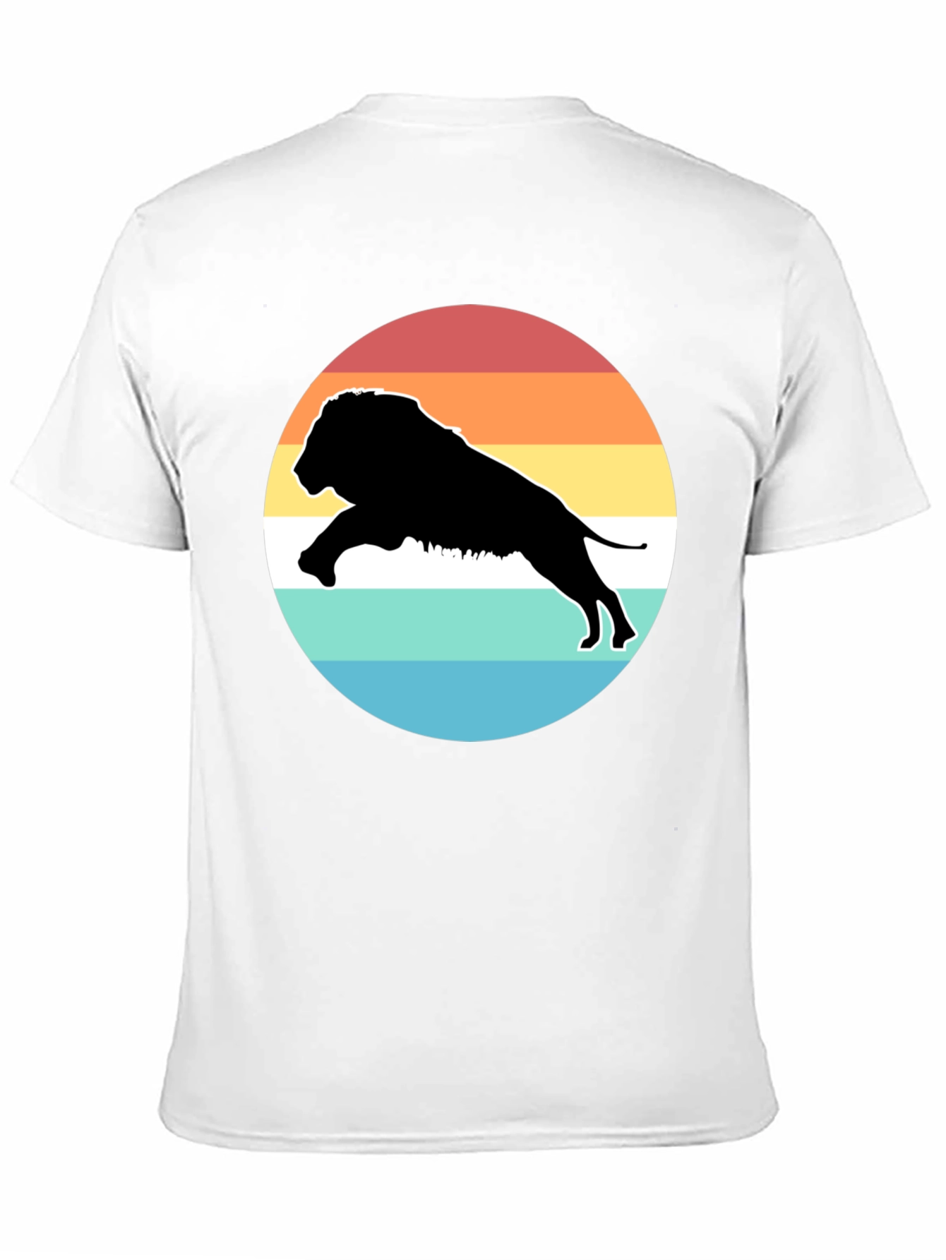 Retro Lion Silhouette T-Shirt