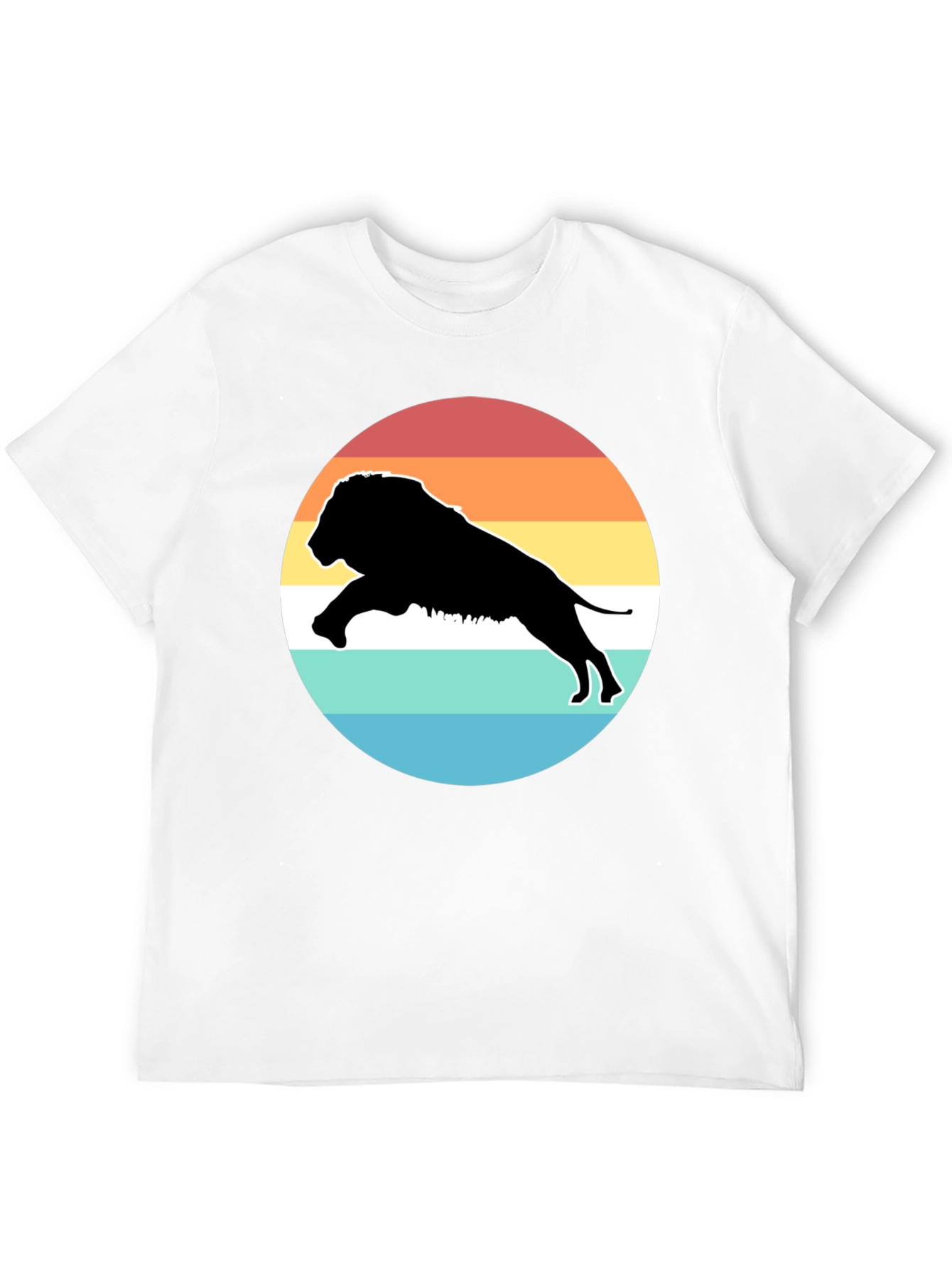 Retro Lion Silhouette T-Shirt
