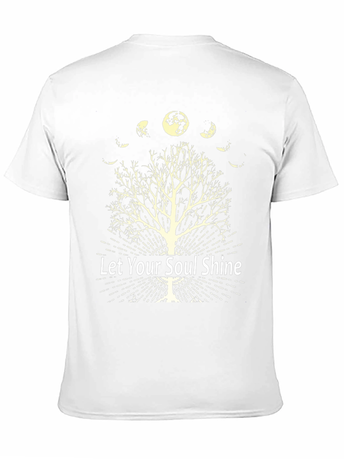 Let Your Soul Shine Moon Phase Tree Graphic Tee
