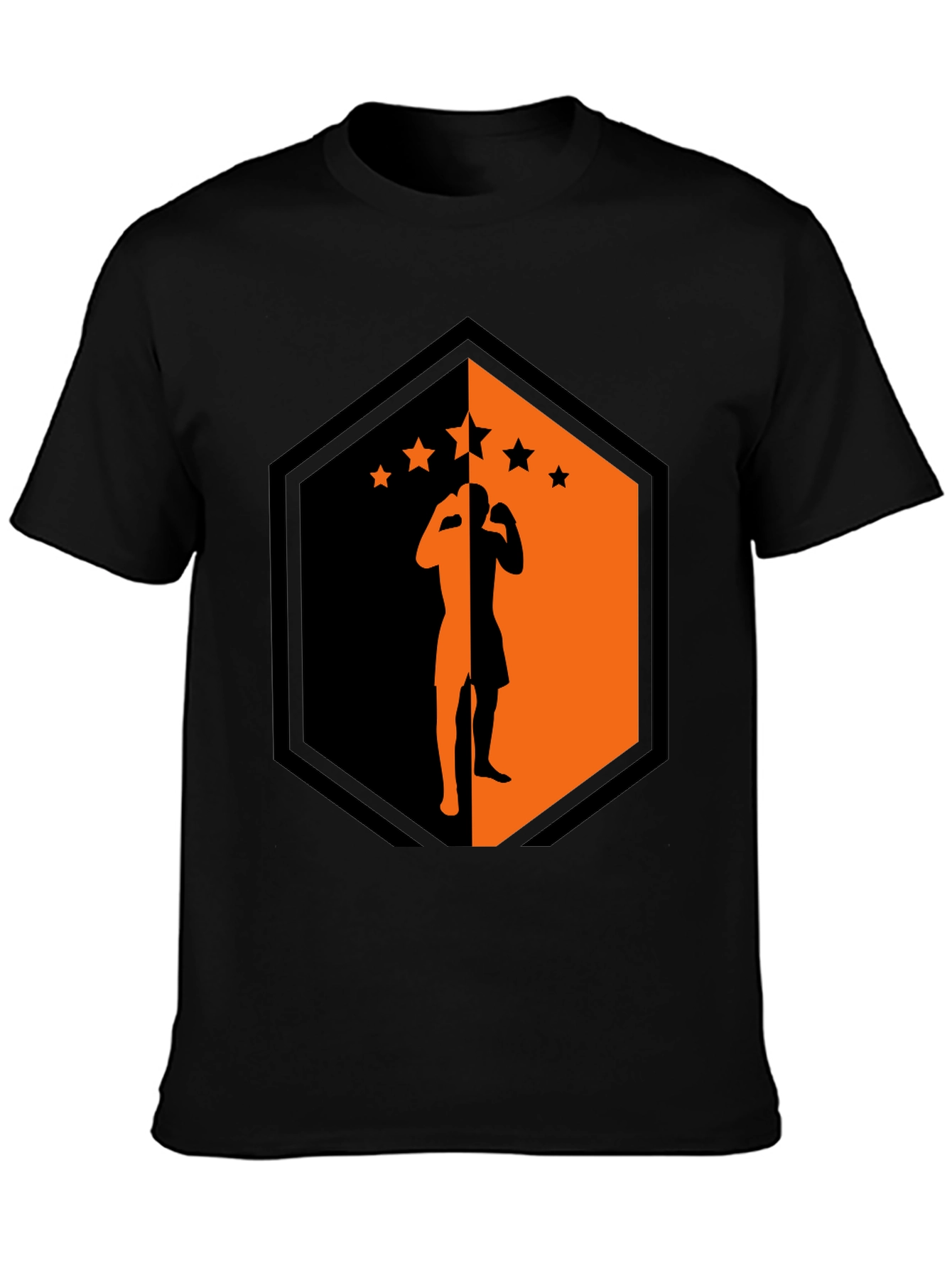 Martial Arts Silhouette Graphic Tee