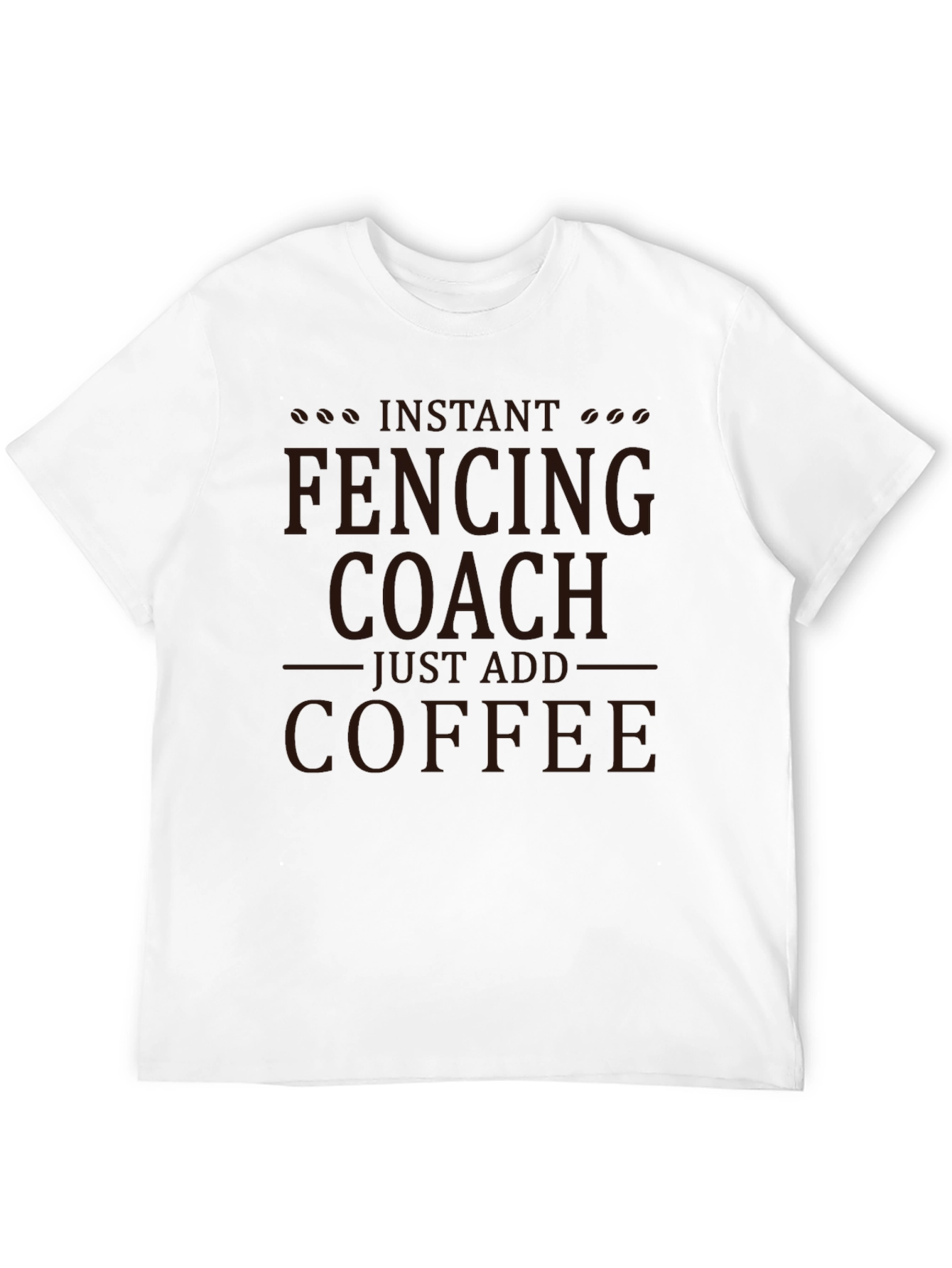 Fencing Coach Coffee T-Shirt
