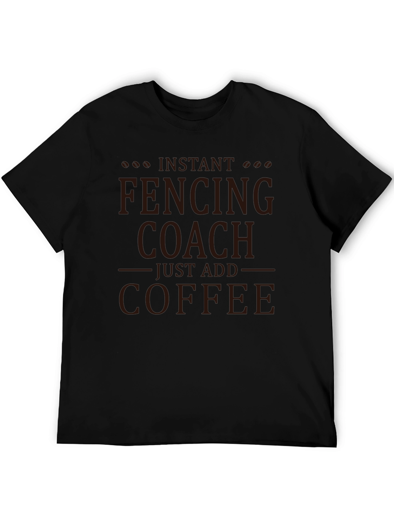 Fencing Coach Coffee T-Shirt