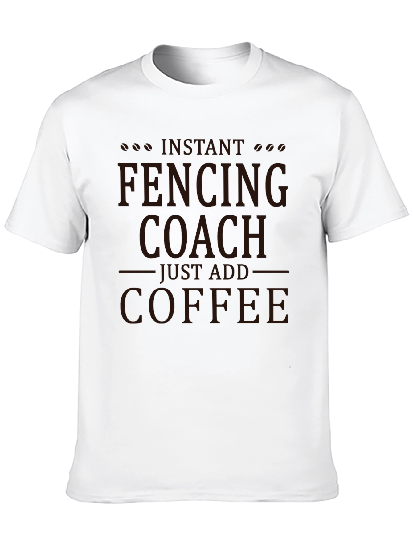 Fencing Coach Coffee T-Shirt