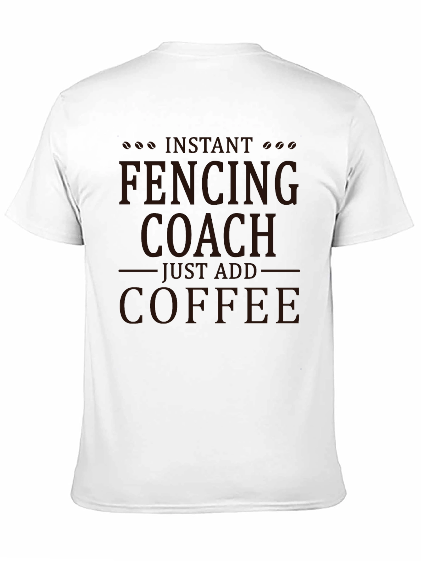 Fencing Coach Coffee T-Shirt