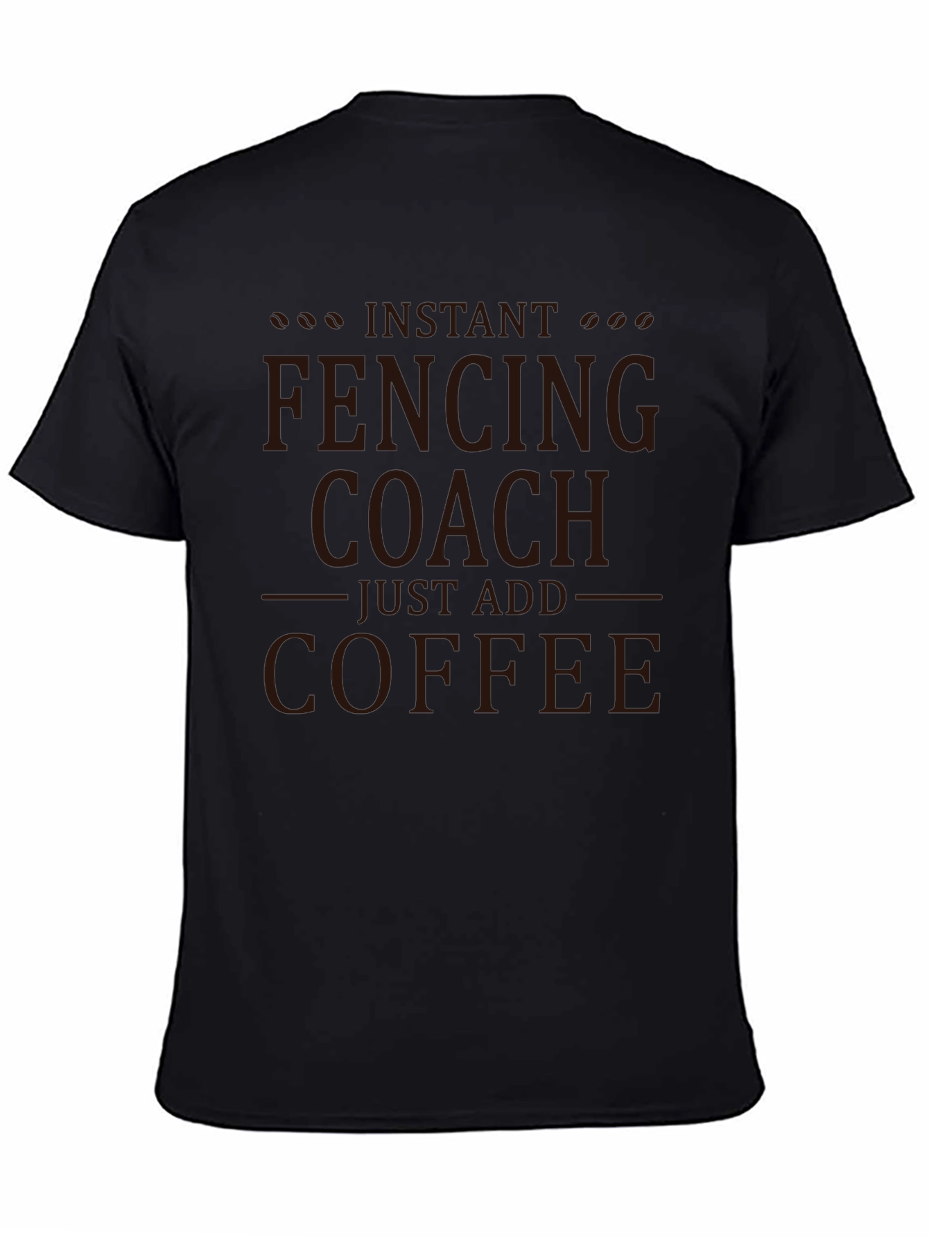 Fencing Coach Coffee T-Shirt