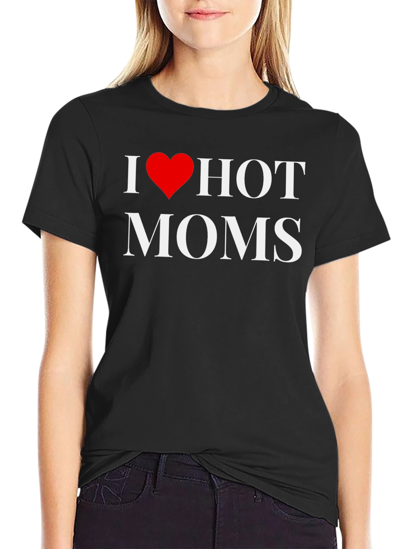 I Heart Hot Moms Graphic T-Shirt