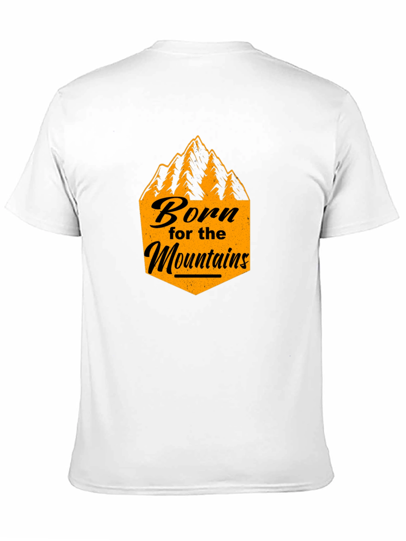 Born for the Mountains Black Graphic Tee