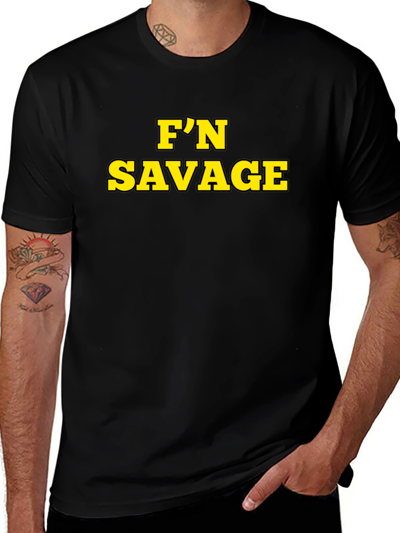 FN Savage Black Graphic Tee