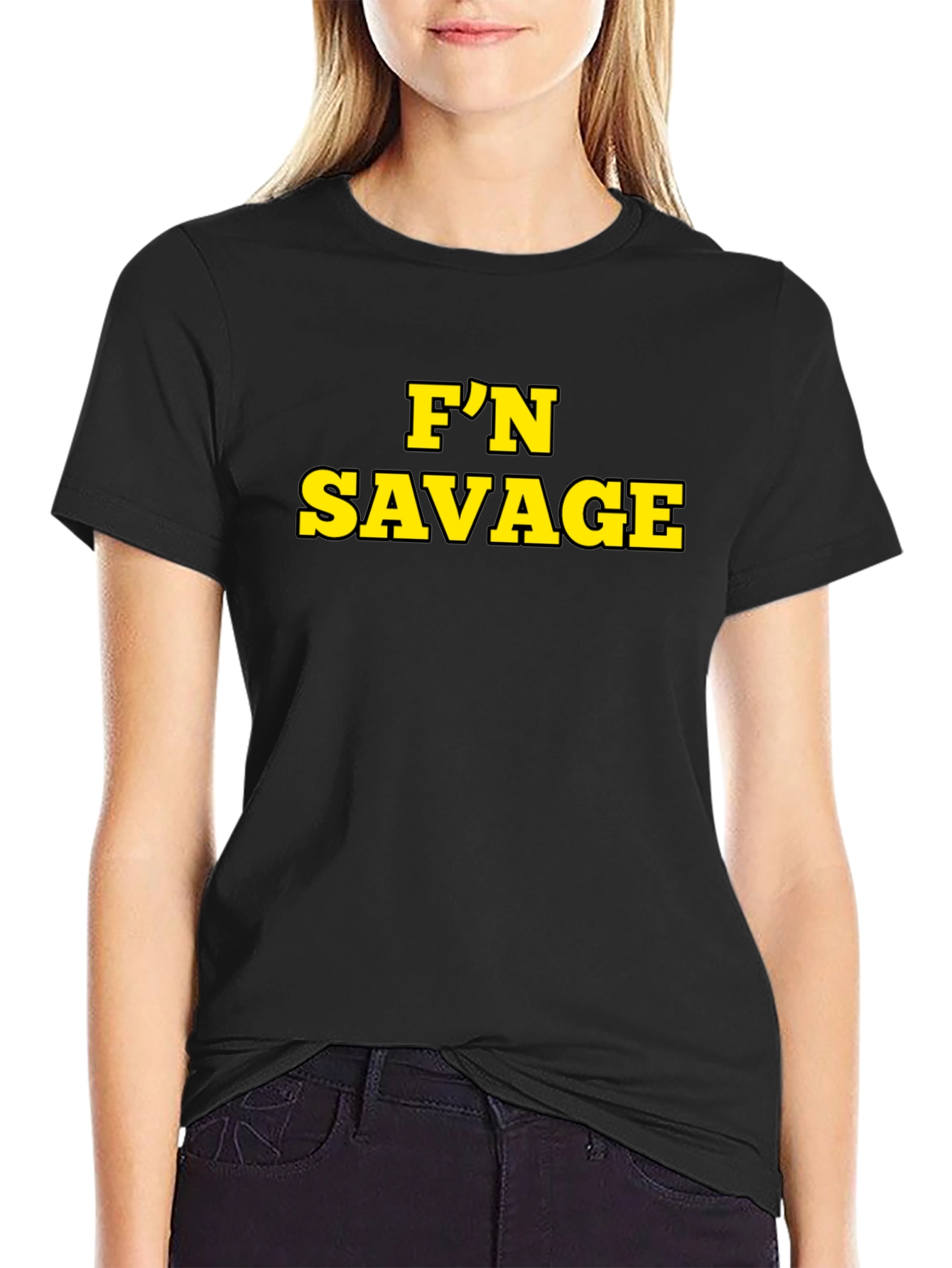 FN Savage Black Graphic Tee
