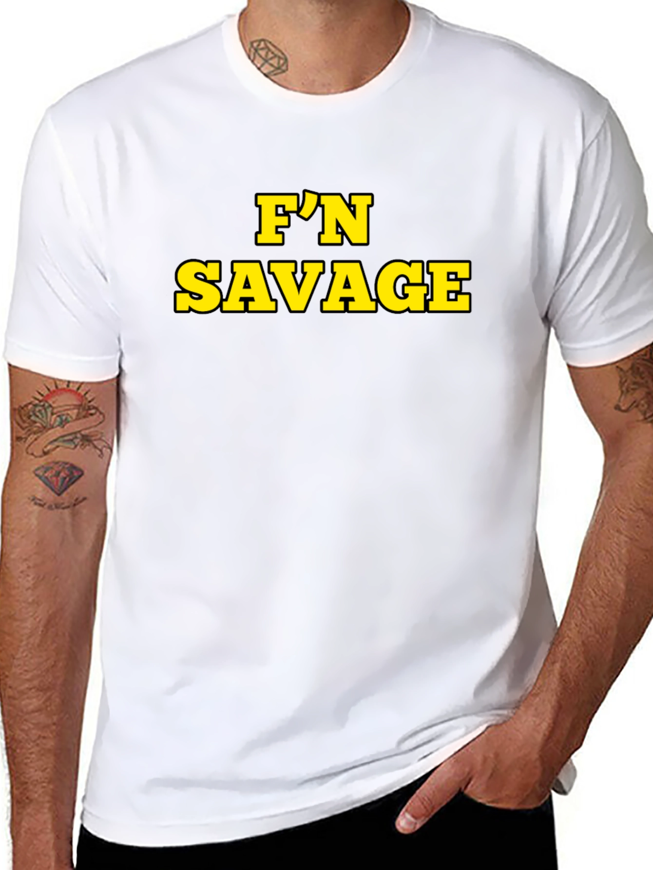 FN Savage Black Graphic Tee
