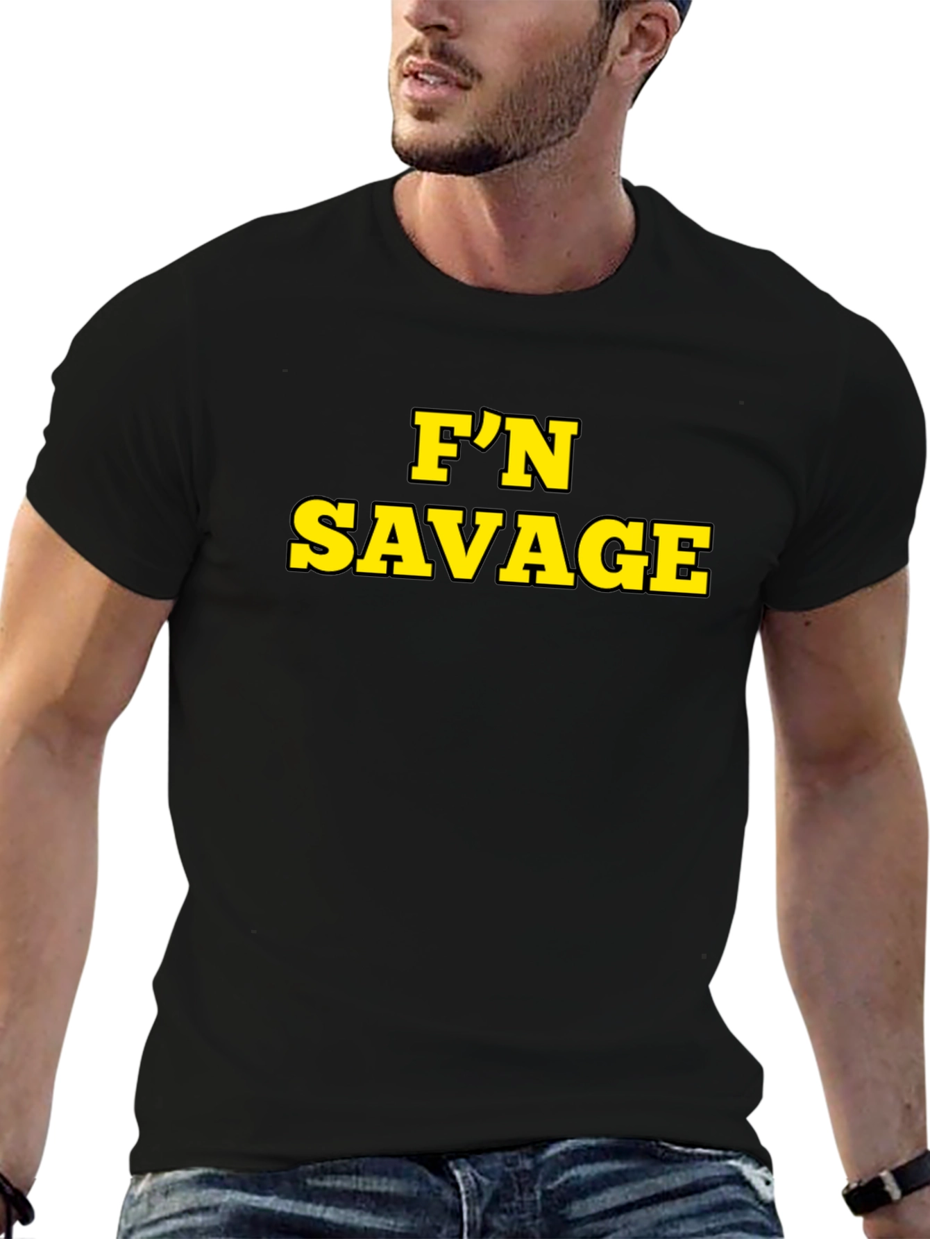 FN Savage Black Graphic Tee