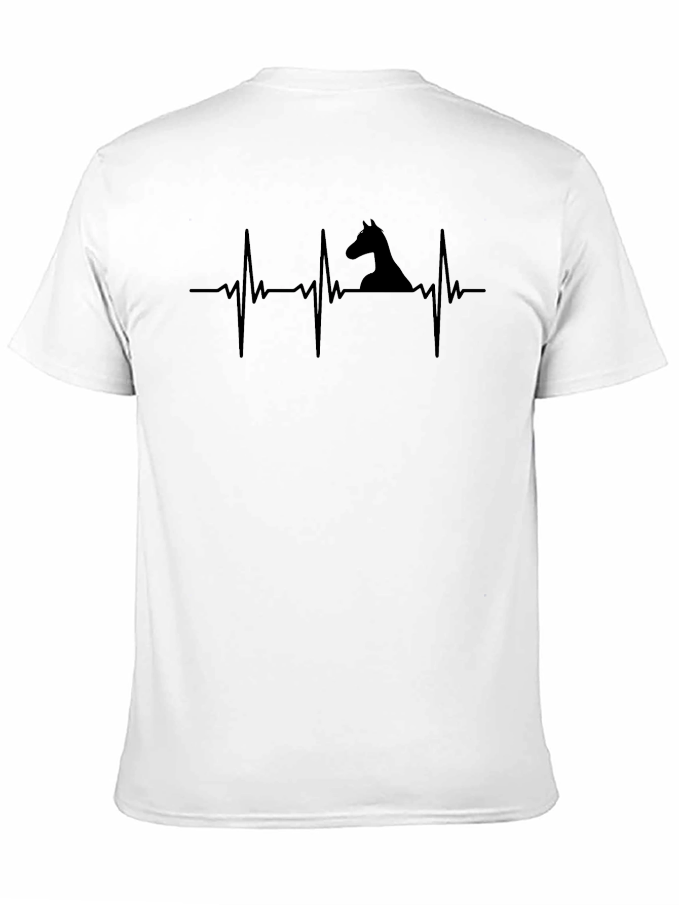 Horse Heartbeat T-Shirt - Equestrian Style
