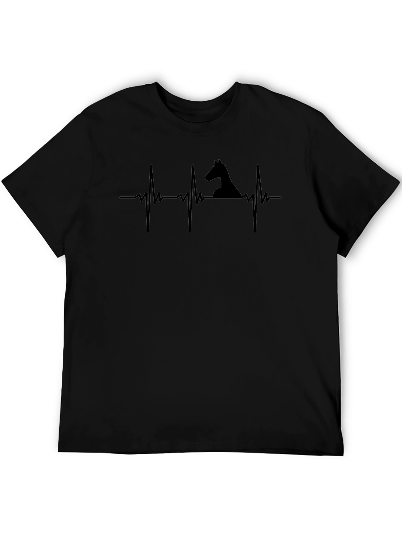 Horse Heartbeat T-Shirt - Equestrian Style