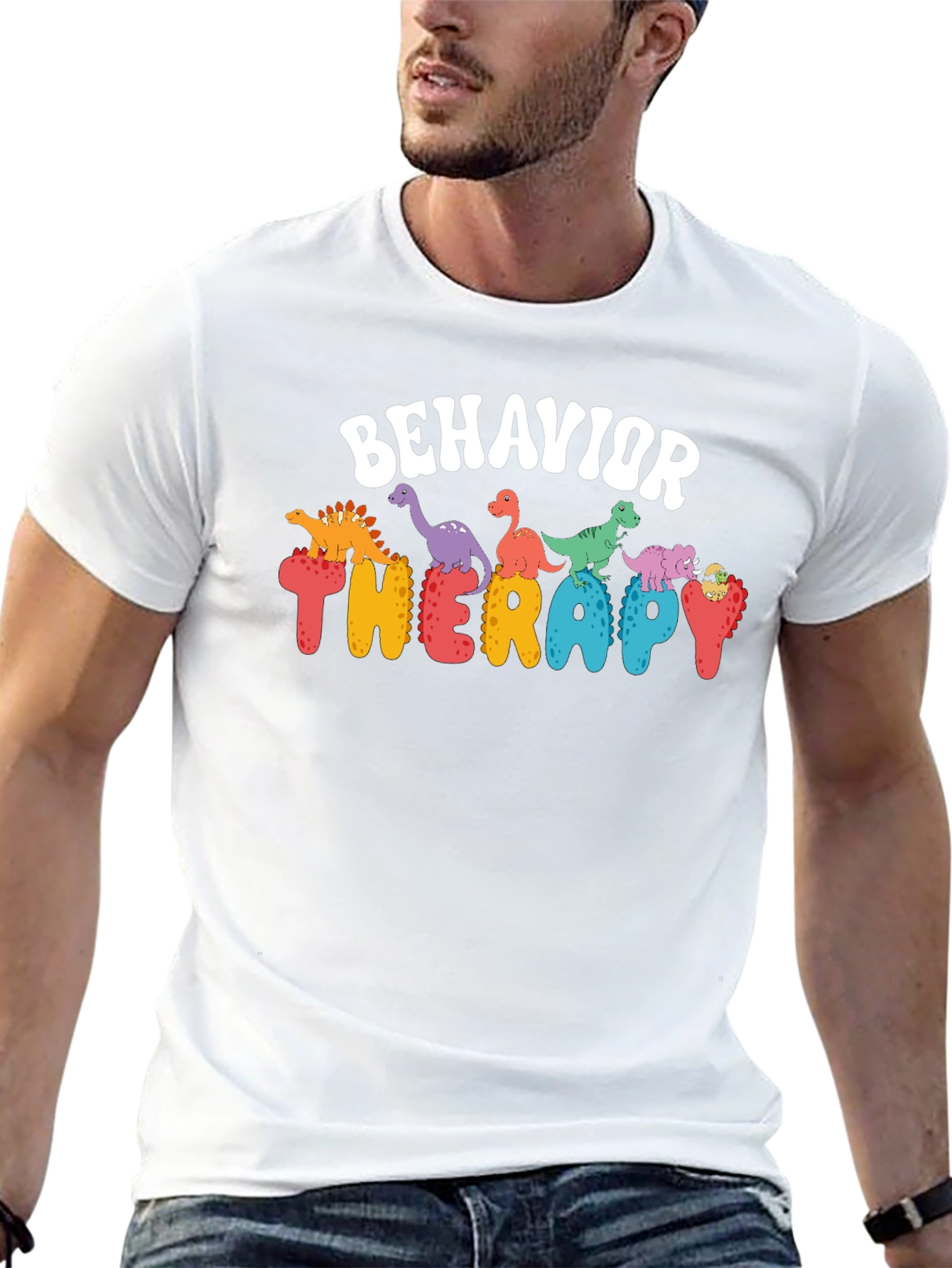 Behavior Therapy Dinosaur Graphic Tee