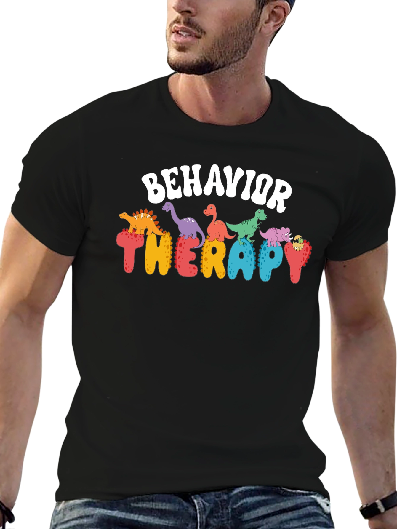Behavior Therapy Dinosaur Graphic Tee