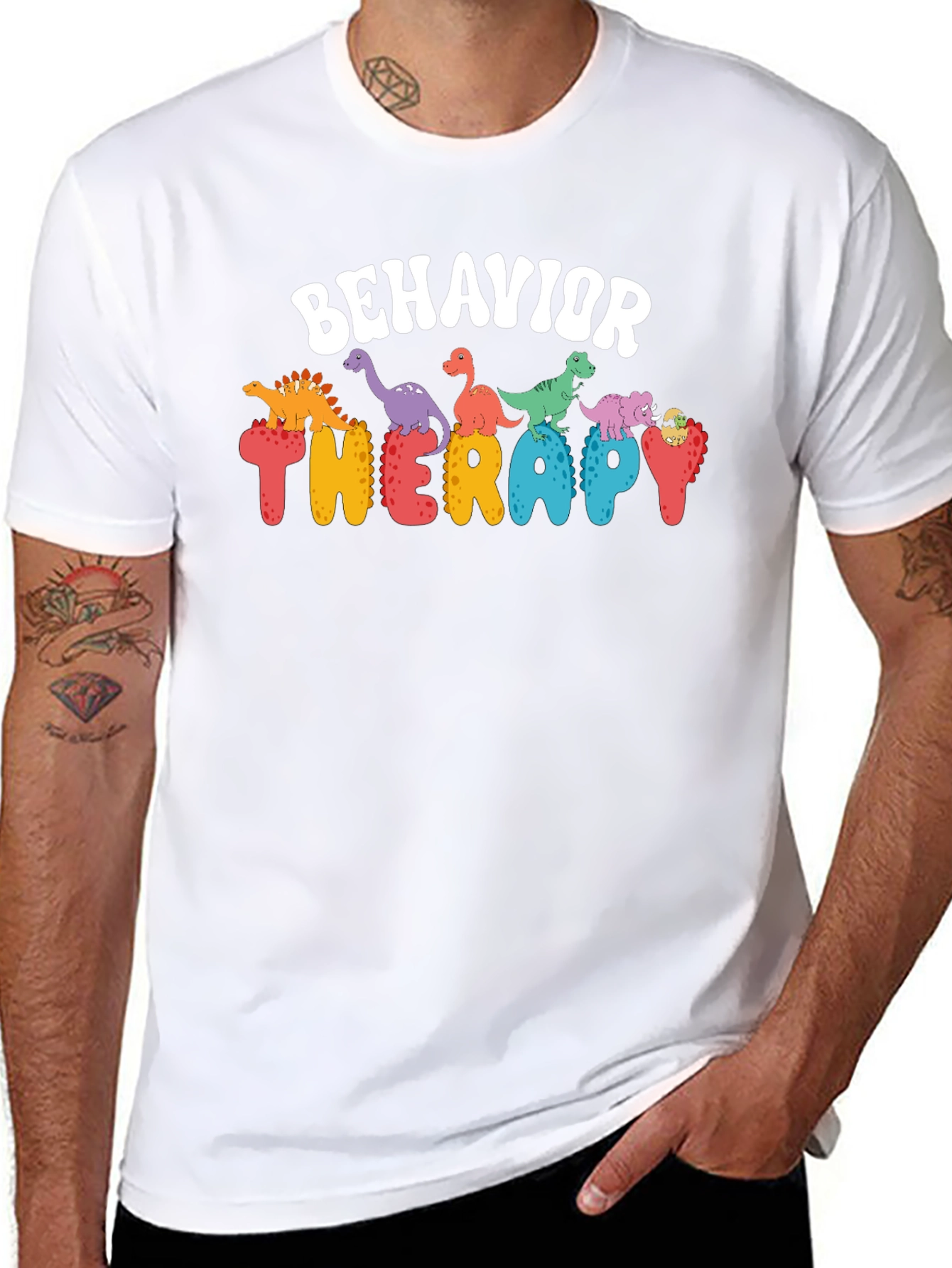 Behavior Therapy Dinosaur Graphic Tee
