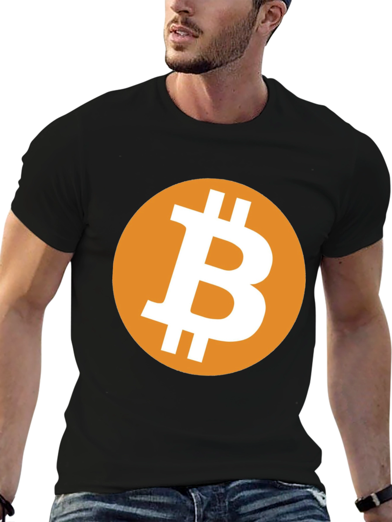 Bitcoin Graphic Tee - Black Cryptocurrency T-Shirt