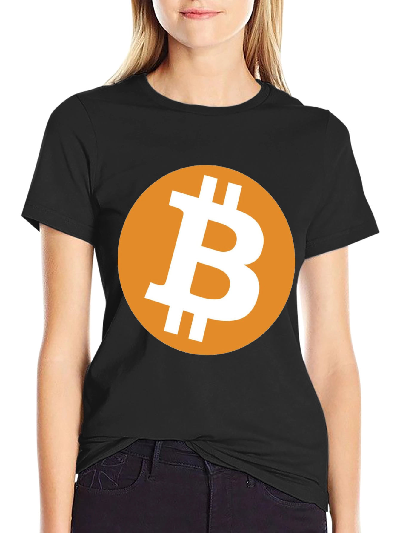 Bitcoin Graphic Tee - Black Cryptocurrency T-Shirt