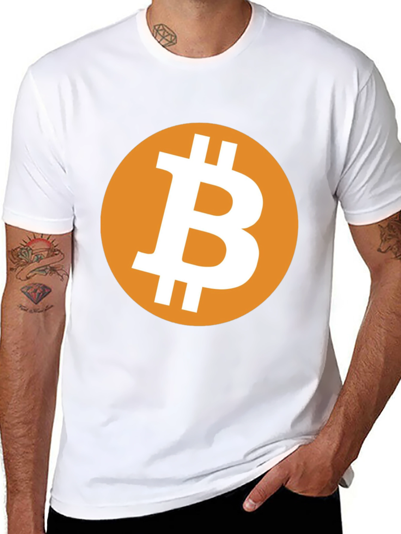 Bitcoin Graphic Tee - Black Cryptocurrency T-Shirt