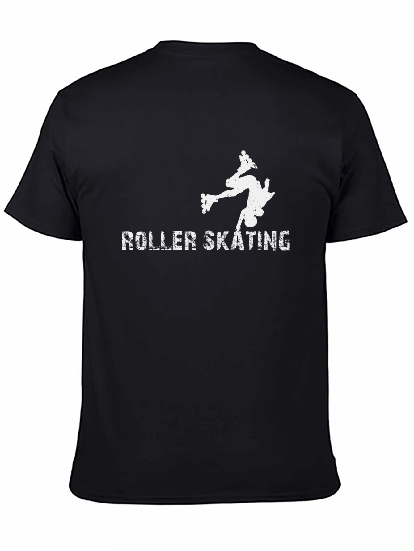 Roller Skating T-Shirt - Black Graphic Tee