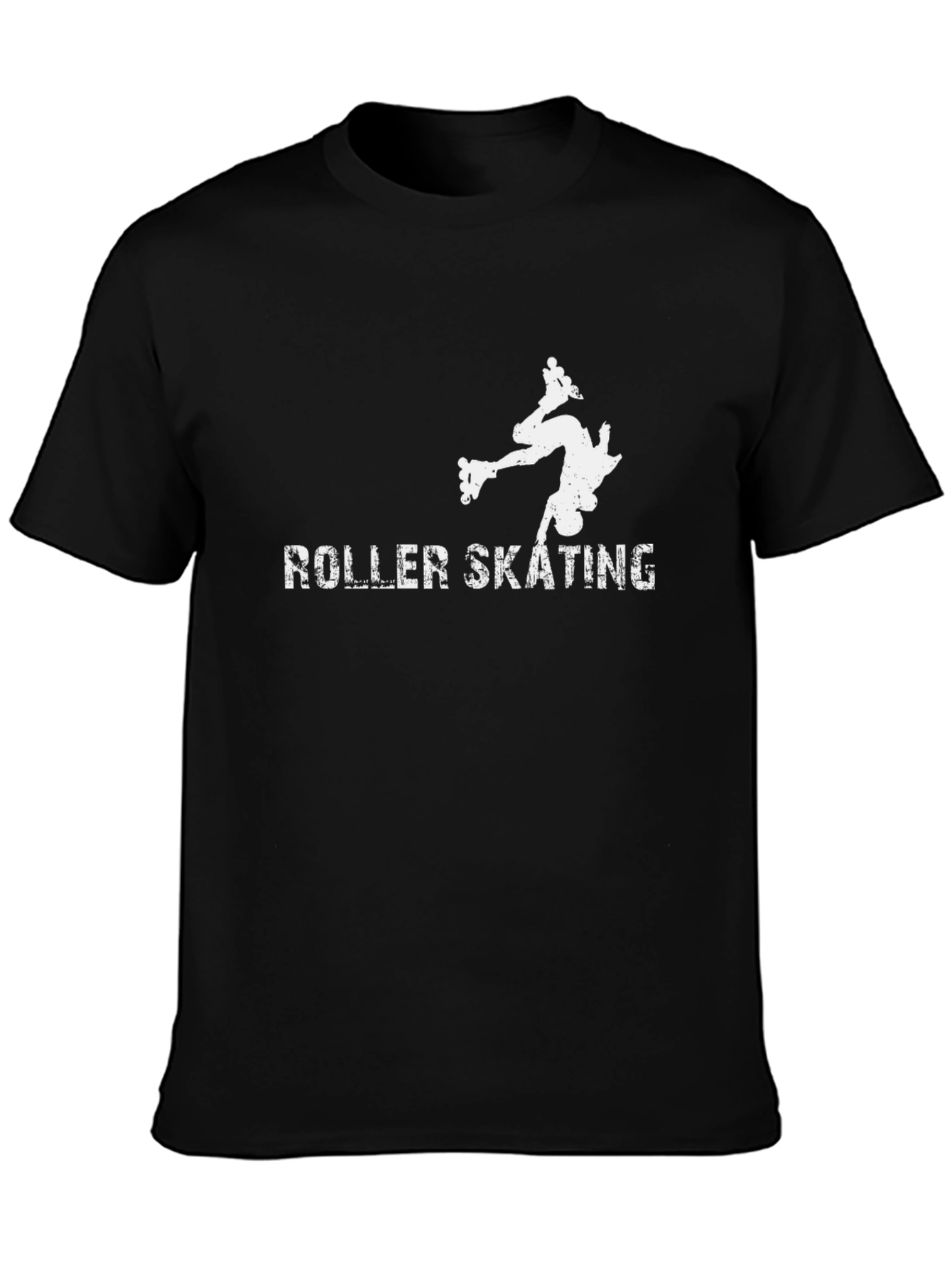 Roller Skating T-Shirt - Black Graphic Tee