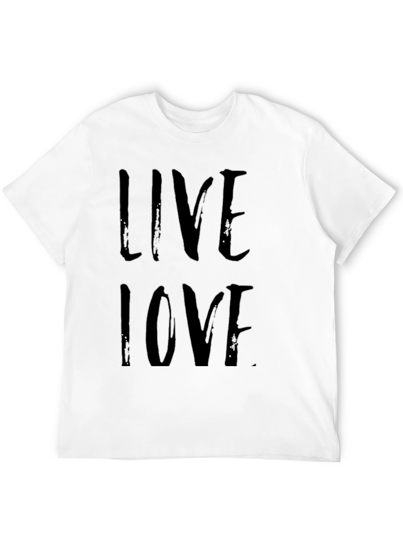 Live Love Black Graphic Tee