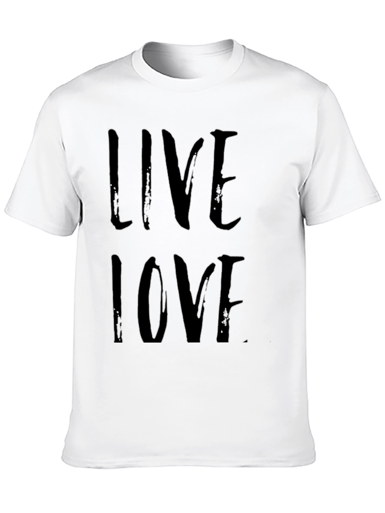 Live Love Black Graphic Tee