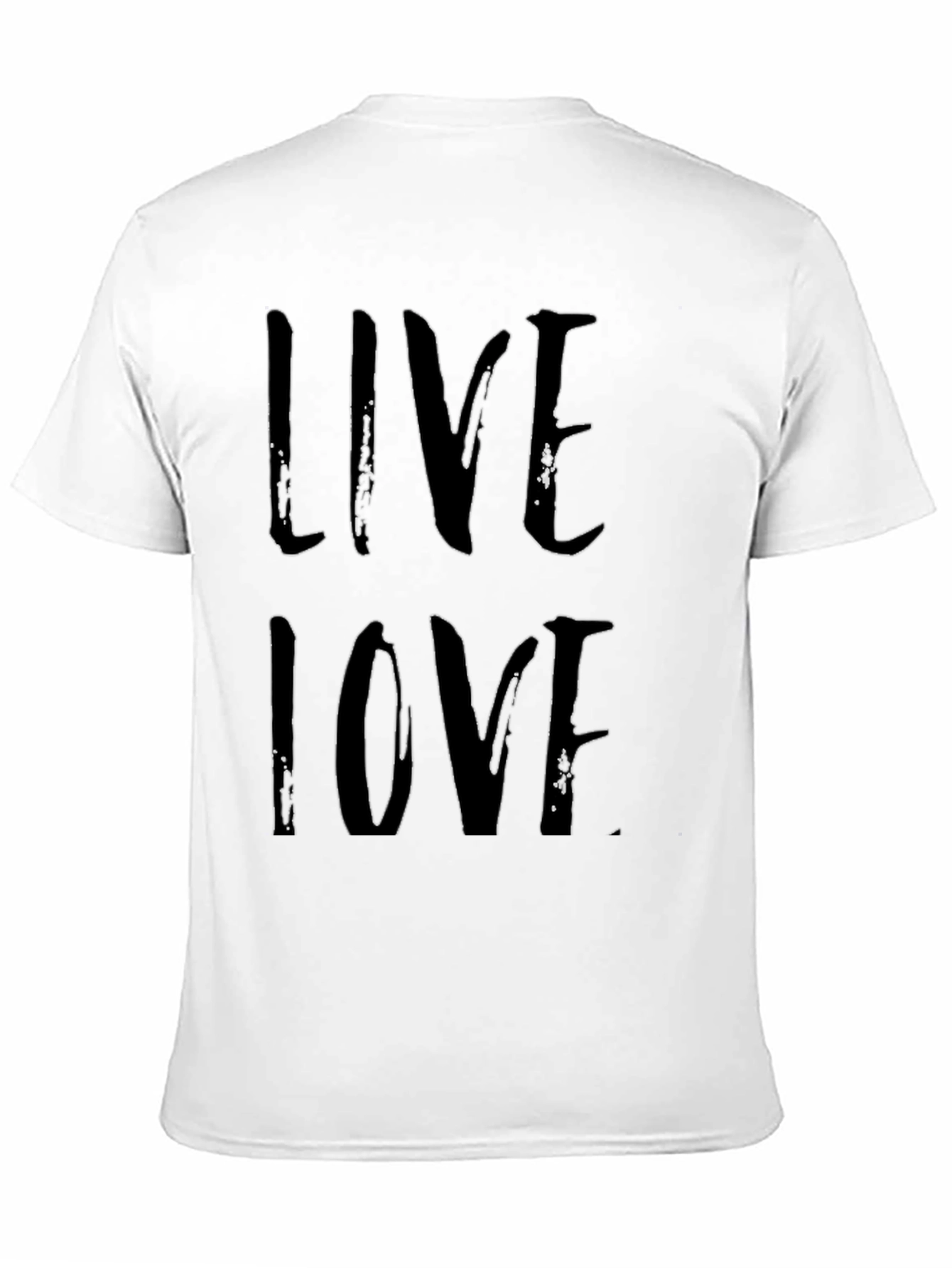 Live Love Black Graphic Tee