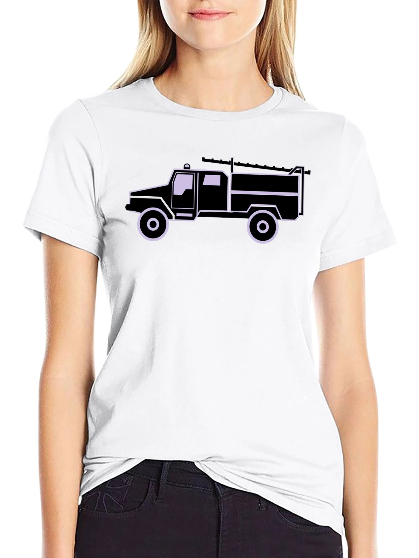 Truck Graphic Tee - Cool Black T-Shirt