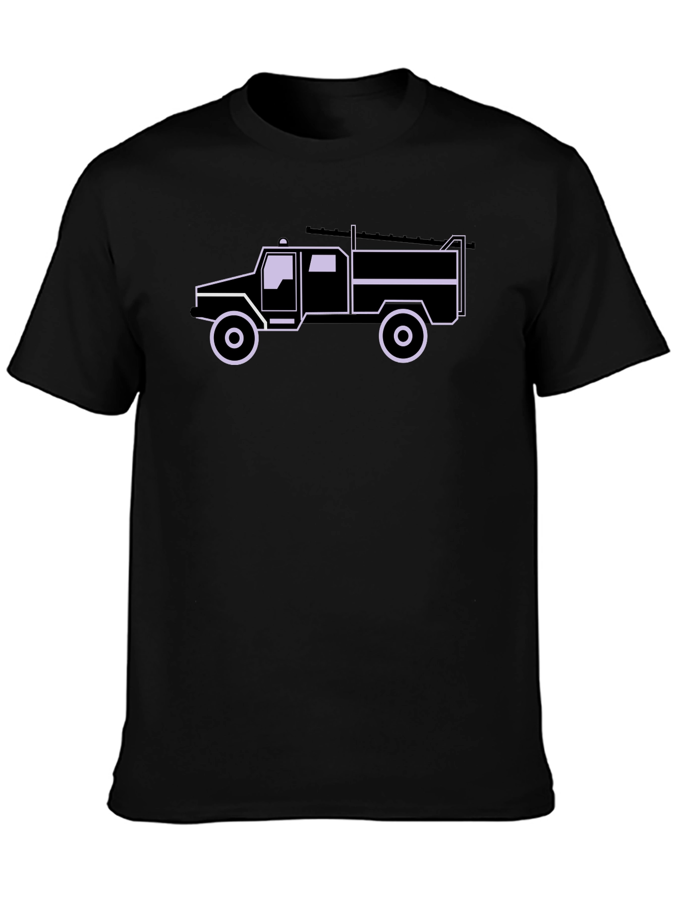 Truck Graphic Tee - Cool Black T-Shirt