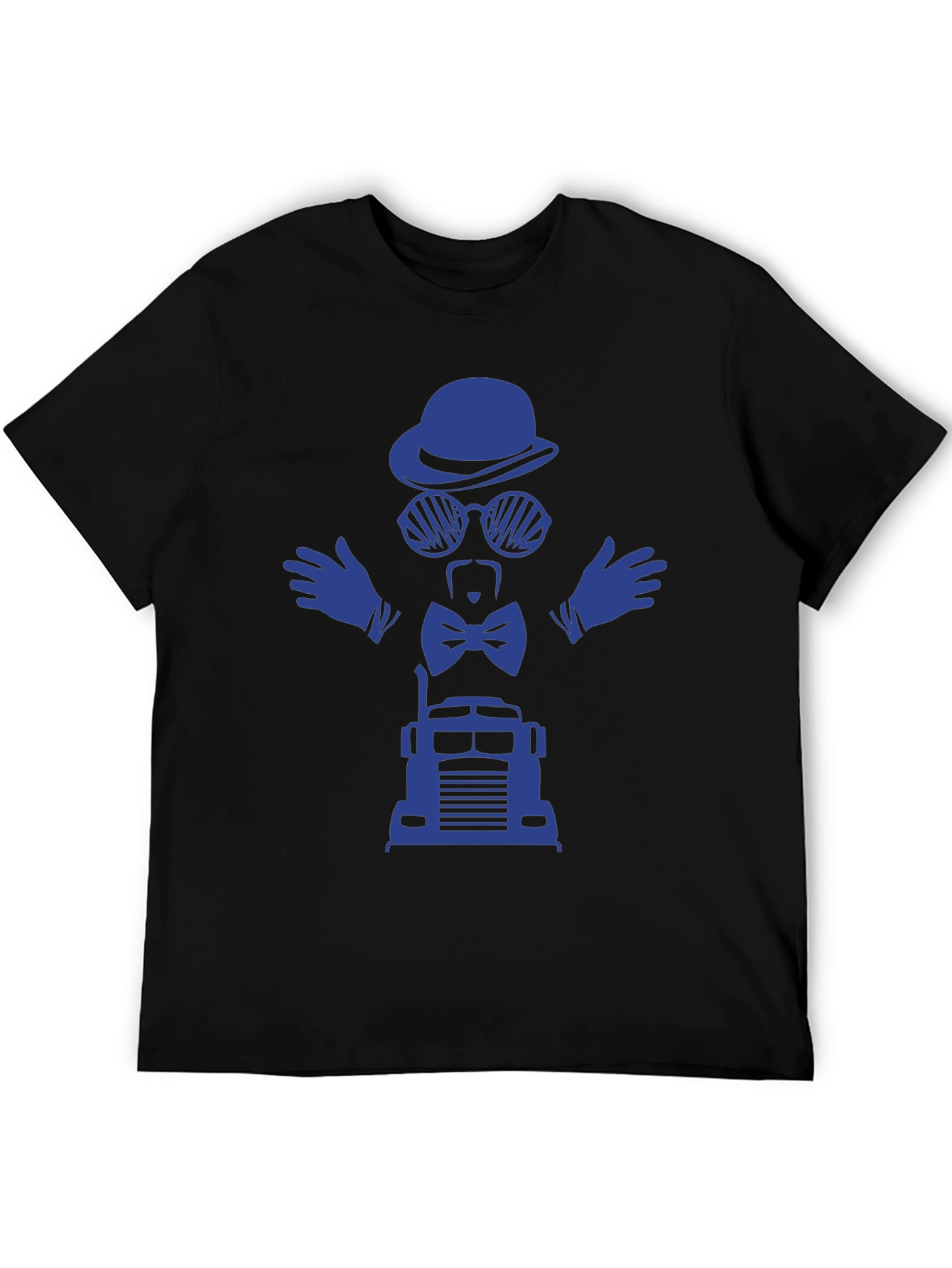 Blue Truck Driver Graphic T-Shirt